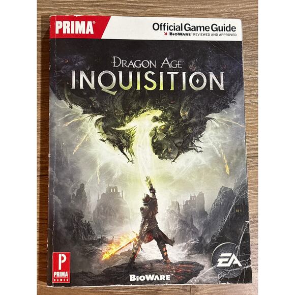 Prima Dragon Age Inquisition Official Game guide EA BioWare with poster map 2014 - Picture 1 of 4
